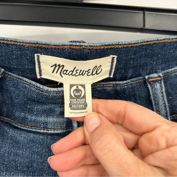 Madewell Mid-Rise Stovepipe Straight Ankle Denim Jeans Medium Wash Size 29 - Picture 4 of 6